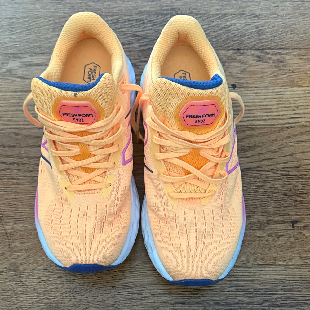 New Balance Athletic Shoes in Orange and Purple